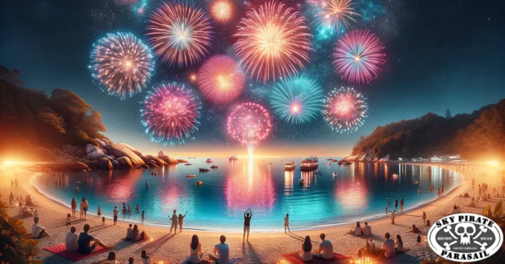 Beach fireworks display | SPP